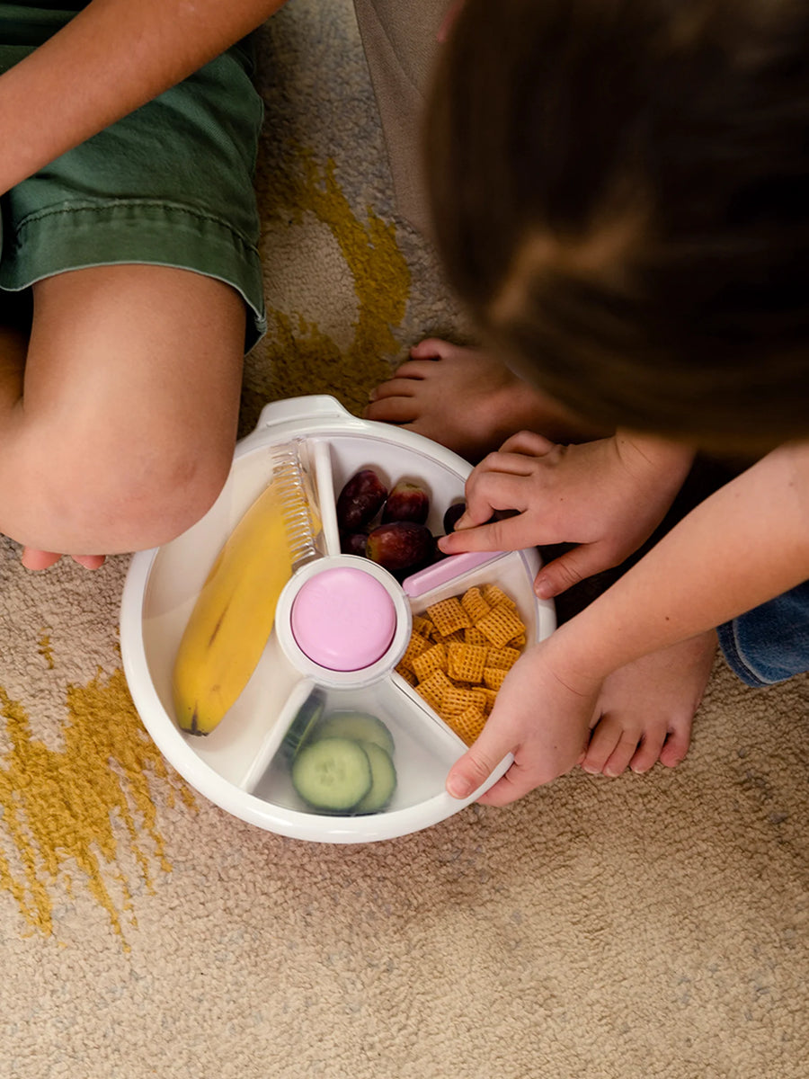 Gobe Kids Lunchbox with Snack Spinner Sage Green