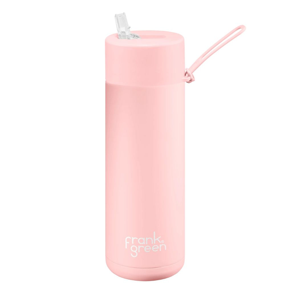 Frank Green Ceramic insulated 595ml drink bottle blush