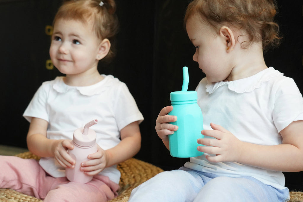 Melii Luxe | Silicone Straw Bottle - Creative Kids Lab