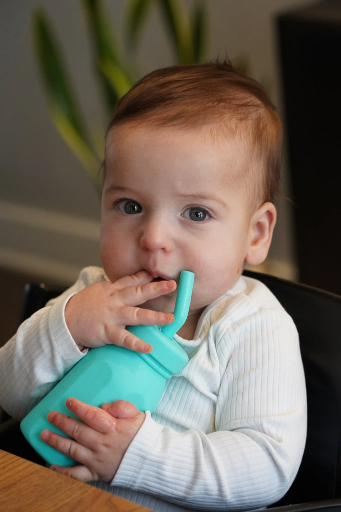 Melii Luxe | Silicone Straw Bottle - Creative Kids Lab