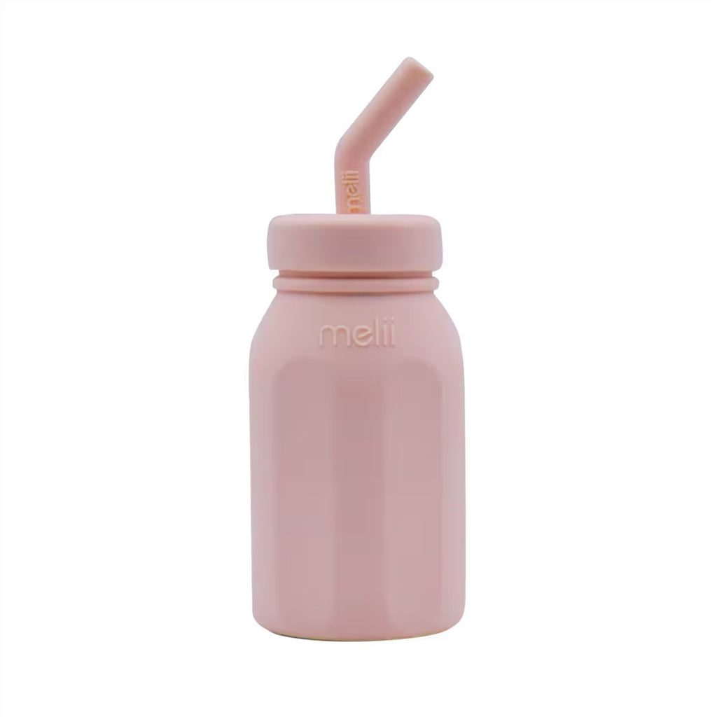 Melii Luxe Silicone Drink Bottle Pink