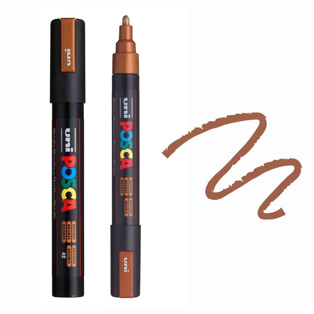 POSCA PC5M Paint Pen - BRONZE - Colourverse