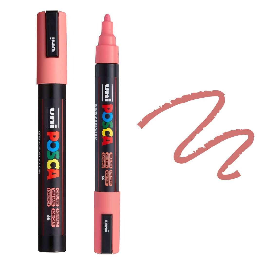 POSCA PC5M Paint Pen - CORAL PINK | Creative Kids Lab