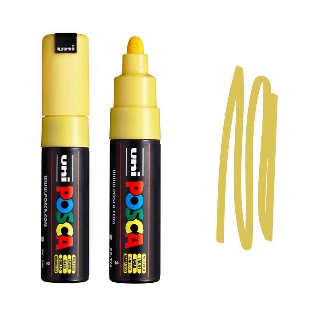 POSCA PC7M Paint Pen - YELLOW - Colourverse